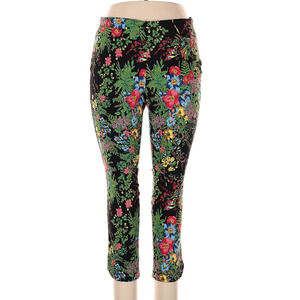 Floral Soft Surroundings Ankle Pants Petite Medium